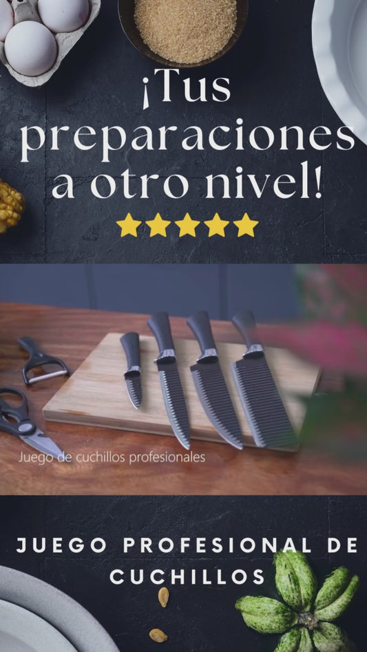 Juego de Cuchillos de Cocina X 6